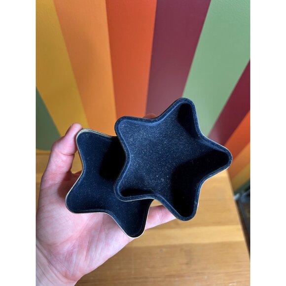 EP steel silver plated trinket dish jewellery box catch calm dish star - Picture 5 of 6